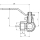 Valfex Кран шаровой трехходовой ВР DN15, 1/2"