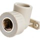 RTP Alpha Угольник комбинированный с креплением PP-R 25x3/4" ВР серый-1