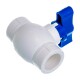 RTP Alpha Кран шаровой PP-R 25, бабочка синяя-1