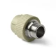Pro Aqua PP-R Муфта комбинированная под ключ НР 40x1.1/4" серая-0