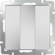 Werkel Выключатель трехклавишный WL01-SW-3G, белый-0