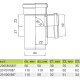 Pro Aqua Stilte Plus Тройник 200x200/87,5°-1