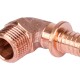 Rehau Угольник-переходник с наружной резьбой RAUTITAN 20-R 1/2" RX+, бронза-1