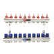 Varmega Коллекторная группа с расходомерами ВР 1", на 10 контуров 3/4" EK, латунь-1