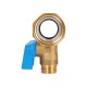 Hoobs Коллектор латунный с шаровыми кранами 3/4"x2x1/2"EK, синие ручки-3
