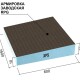 Ruspanel Панель теплоизоляционная XPS RPG Градиент 2500x600x10/20 mm #2 двухсторонняя-1