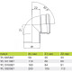 Pro Aqua Stilte Plus Отвод 160x87,5°-1