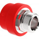 SLT BLOCKFIRE RED Муфта комбинированная PP-R НР 40×1.1/4" под ключ-0