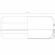 Джилекс Расширительный бак плоский 10 F, красный  -2