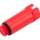 RTP Alpha Заглушка монтажная длинная PP-R 1/2", красная-1