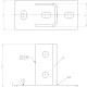 Fachmann Опора напольная узкая 65x140 x.ц.-2