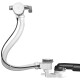 HL 560N.3 Выпуск-полуавтомат с переливом, как HL560N, но с декоративными крышками из латуни с белым покрытием-0