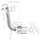 HL 560N.3 Выпуск-полуавтомат с переливом, как HL560N, но с декоративными крышками из латуни с белым покрытием-1