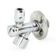 UNI-FITT Вентиль Н-обж 1/2" x 10 мм (3/8") для подкл. бачков / смесителей с фильтром, хром.-0