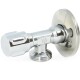 Uni-Fitt Вентиль для подключения стиральных машин Н-Н 1/2"x3/4", хромированный, рукоятка металл-0