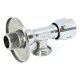 Uni-Fitt Вентиль для подключения стиральных машин Н-Н 1/2"x3/4", хромированный, рукоятка металл-1