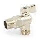 Uni-Fitt Кран для подключения смесителя Н-Н 1/2", никель-0