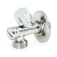 Uni-Fitt Вентиль для подключения стиральных машин Н-Н 1/2"x3/4", с фильтром, хромированный, рукоятка металл-0