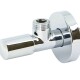 Uni-Fitt Вентиль для подключения бачков и смесителей Н-Н 1/2" LUX, хромированный, рукоятка металл-0
