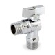 Uni-Fitt Кран для подключения смесителя Н-Н 1/2", хромированный-0