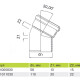 Pro Aqua Stilte Plus Отвод 160x30°-1
