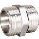 LD Ниппель латунный НР DN 15, 1/2", никелированный-0
