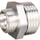 LD Ниппель редукционный НР DN 40x32, 1.1/2"x1.1/4", никелированный-0