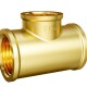 LD Тройник латунный переходной ВР DN 20x15x20, 3/4"х1/2"х3/4" -0