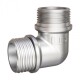 LD Угол латунный 90° НР DN 15, 1/2", никелированный-0