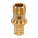 Rehau Переходник с наружной резьбой RAUTITAN 16-R 1/2" MX, латунь-0