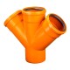 Lammin Крестовина наружной канализации 110x110x110/45° -0