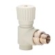 Lammin Вентиль радиаторный угловой PP-R 20х1/2" НР серый-0