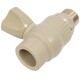 Lammin Кран шаровой радиаторный прямой PP-R PREMIUM 25х3/4" серый-2