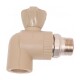 Lammin Кран шаровой радиаторный угловой PP-R PREMIUM 20х1/2" серый-1