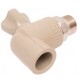 Lammin Кран шаровой радиаторный угловой PP-R PREMIUM 25х3/4" серый-2