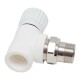 Lammin Вентиль радиаторный угловой PP-R 20х1/2" НР белый-3