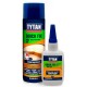 Tytan Professional Quick Fix клей цианакрилатный двухкомпонентный для МДФ прозрачный  200 мл/50 г-0