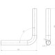 Fachmann Угловой соединитель KO/UN/PL 200х200 90° х.ц.-2
