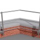 Fachmann Угловой соединитель KO/UN/PL 200х200 135° х.ц.-1