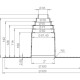 Fachmann Кровельная проходка PVC №2 (50-90)-1