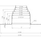 Fachmann Кровельная проходка PVC №3 (110-160)-1