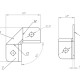 Fachmann Соединитель угловой усиленный 90° 4 отв х.ц.-2