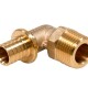Rehau Угольник-переходник с наружной резьбой RAUTITAN 20-R 3/4" MX, латунь-1