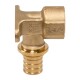 Rehau Угольник настенный с внутренней резьбой RAUTITAN 25-Rp 3/4" MX, латунь-1