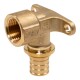 Rehau Угольник настенный с внутренней резьбой RAUTITAN 25-Rp 3/4" MX, латунь-0