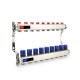 Varmega Коллекторная группа для отопления ВР 1", на 9 контуров 3/4" EK, нержавеющая сталь-1