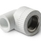 Pro Aqua PP-R Угольник комбинированный ВР 25x3/4" белый-0