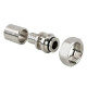 RTP Delta Муфта аксиальная НГ (евроконус) 16x2,2x3/4", никелированная-0