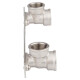 AQUALINK Углы на планке для смесителя В-В DN 15, 1/2"x1/2"-2