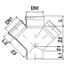Крестовина REDI Phonoline 45° 100x50x50-1